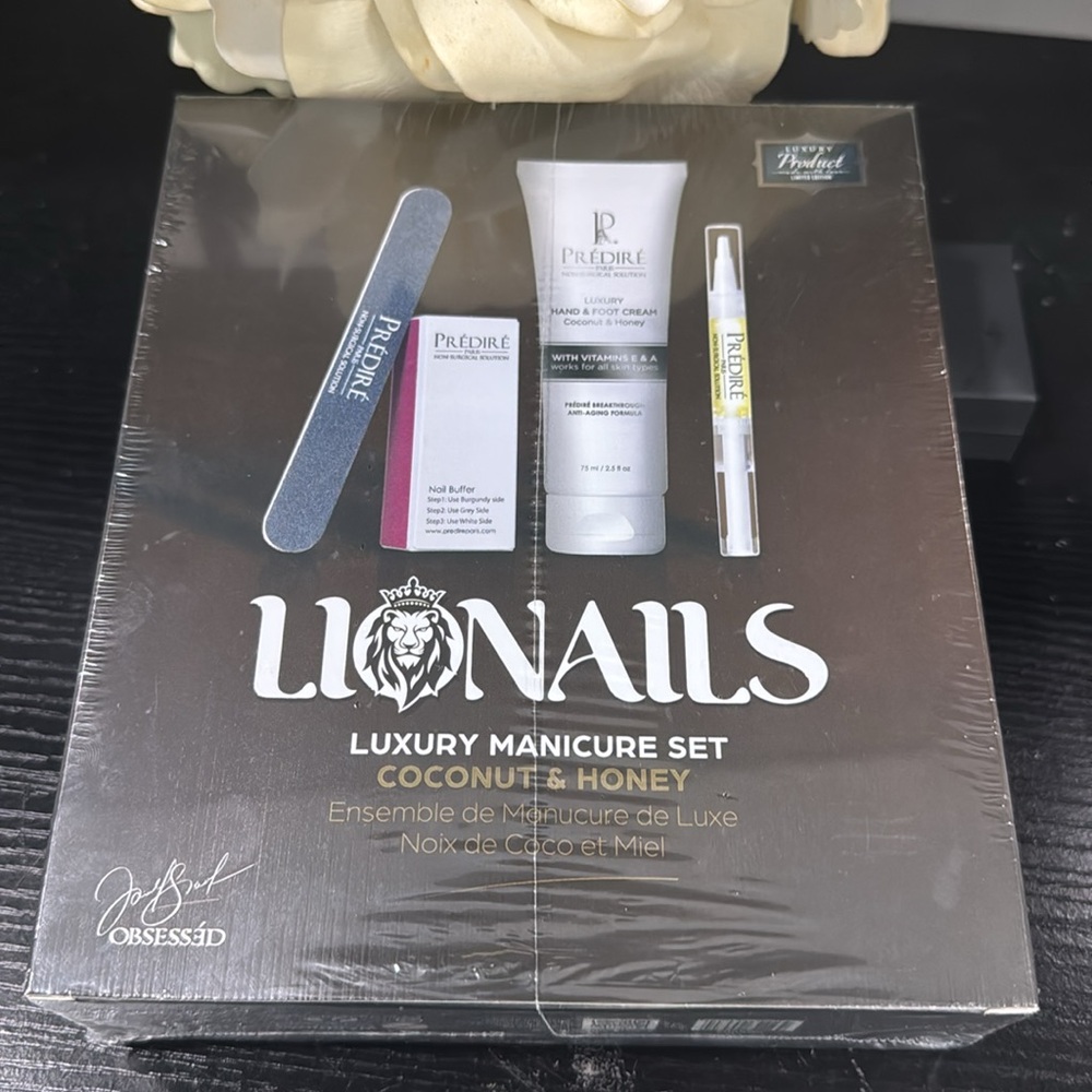 Prédiré Lionails Luxury Manicure Coconut & Honey 4-Piece Set